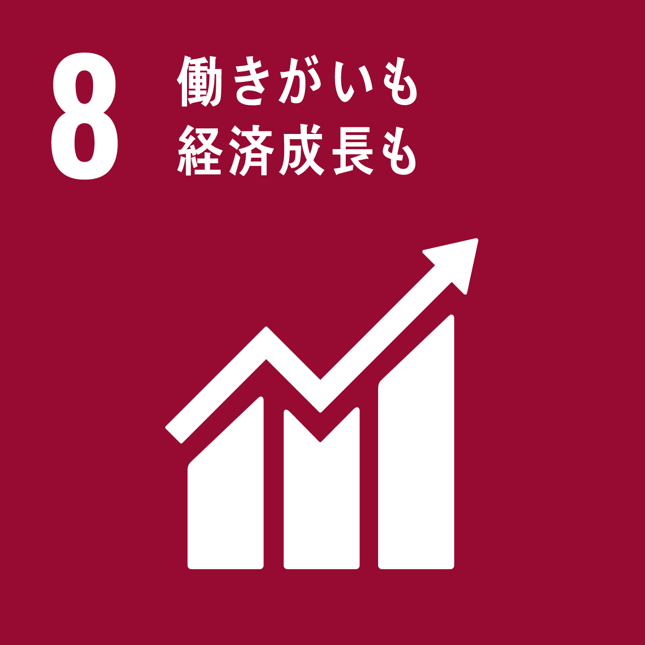 SDGs目標8働きがいも経済成長も